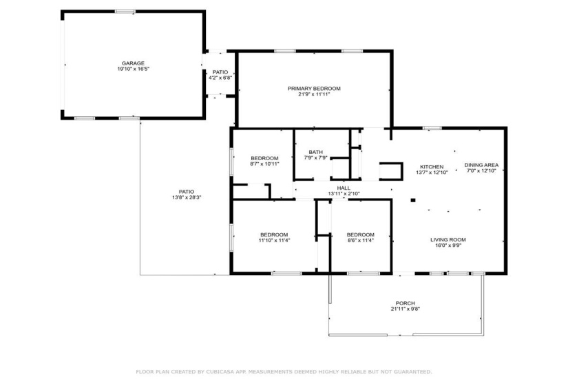 01-2D Floor Plan for 11385 Horseshoe Cha