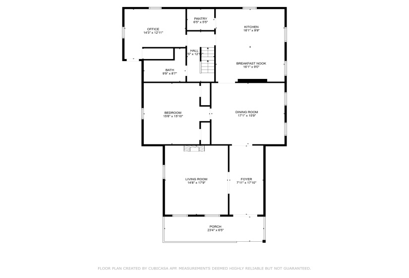 01-2D Floor Plan for 928 East High Stree