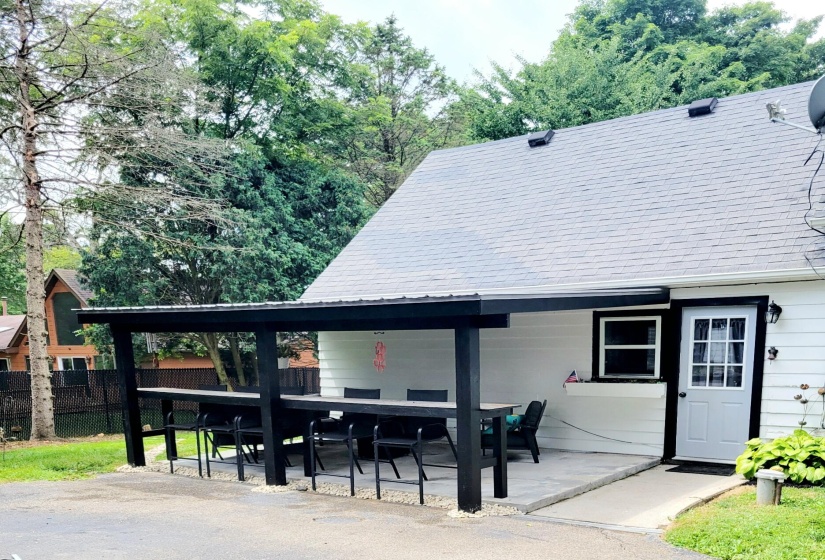 Covered patio