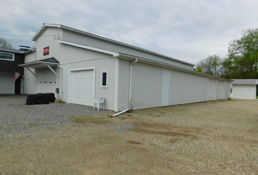 Front North Side of Shop Building