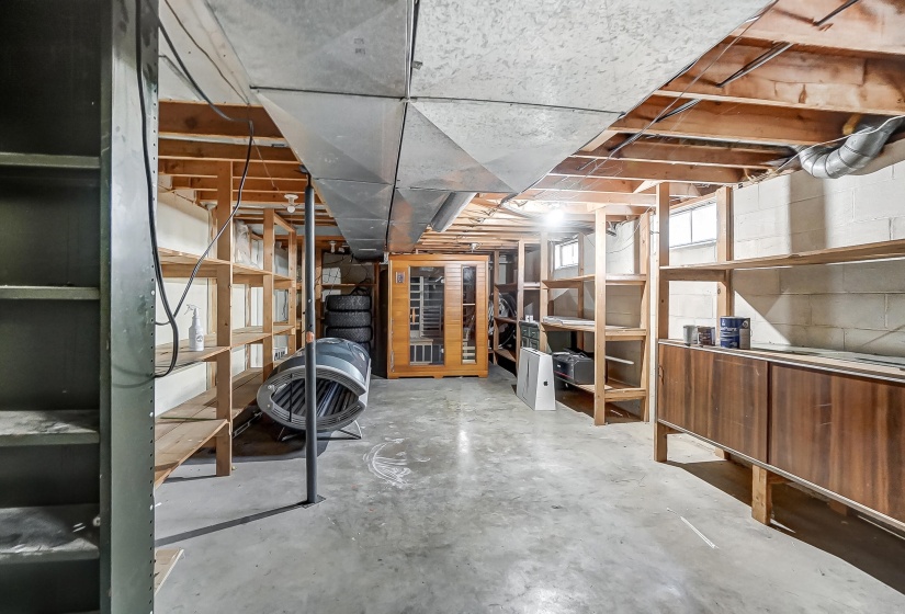 Storage in Basement