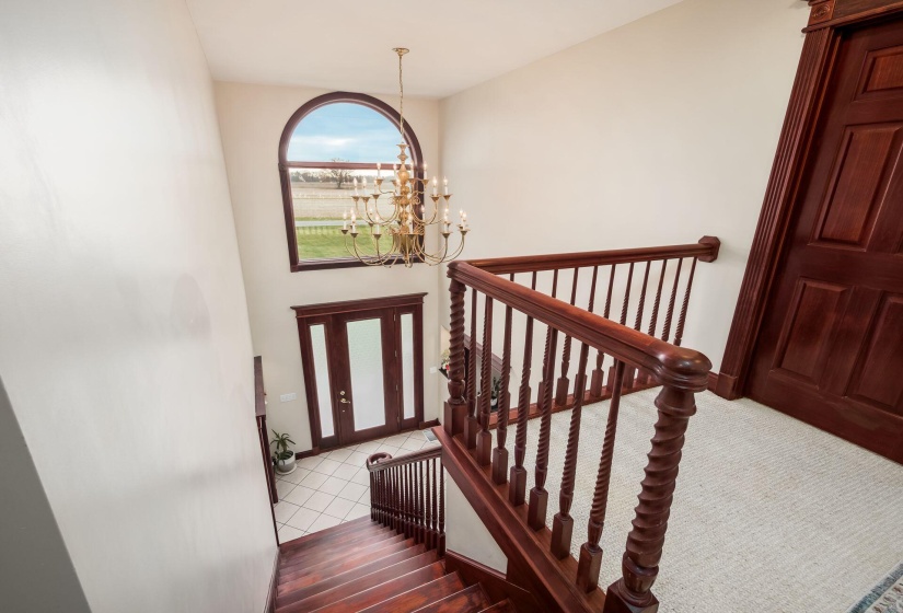 Second floor overlooking foyer