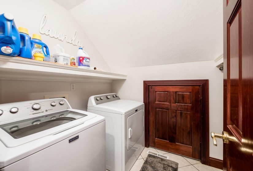 Second floor utility room