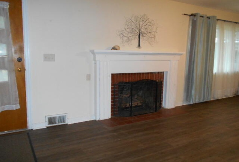 LR gas fireplace