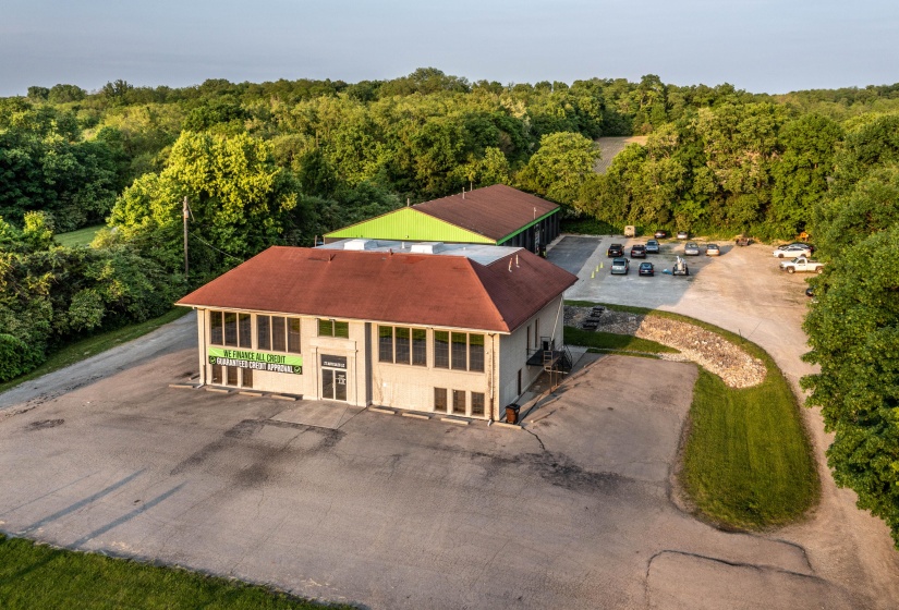 Aerial View of Building