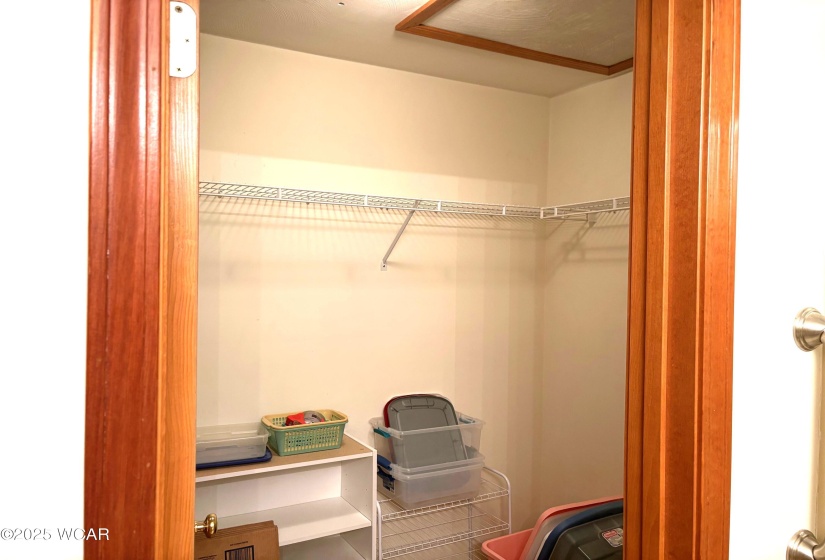 Walk in Closet in Primary Bedroom