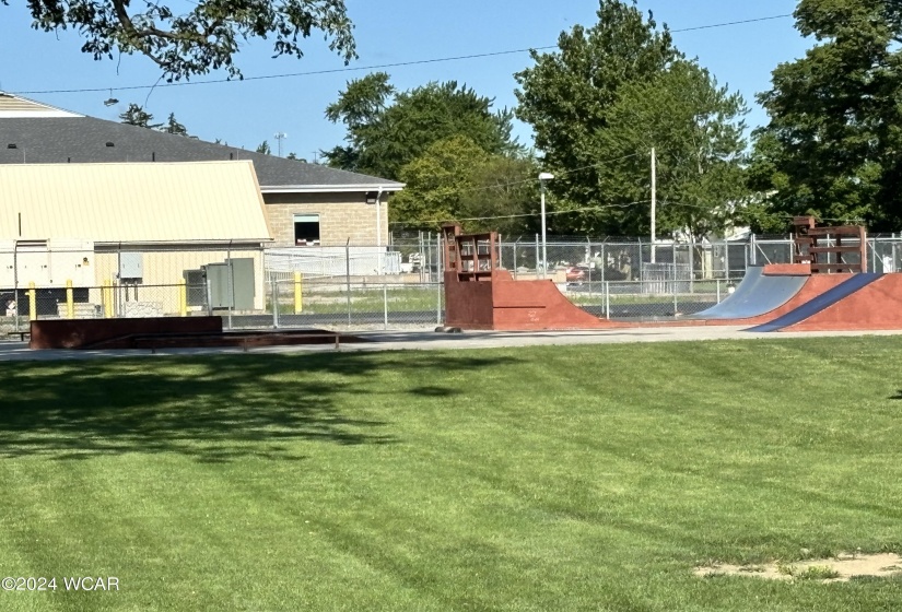 Skate park inside Waterworks Park