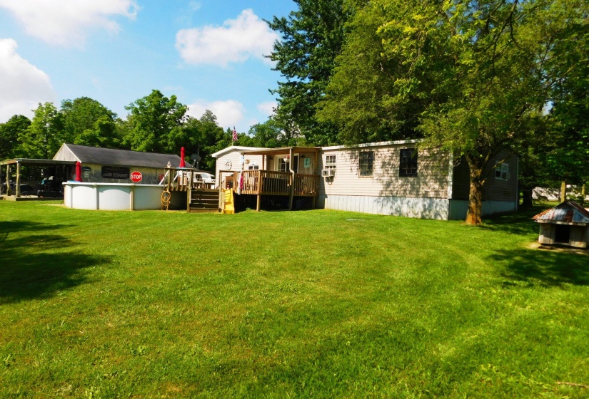 Rear North Side View