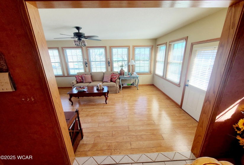 Kitchen towards four season room
