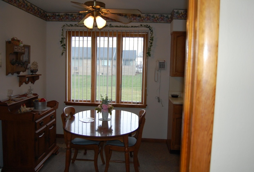 Dining rm view 1