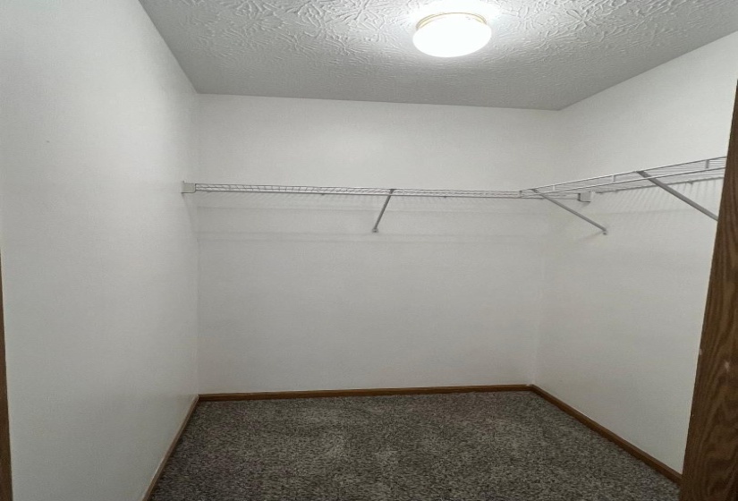 First floor walk-in closet
