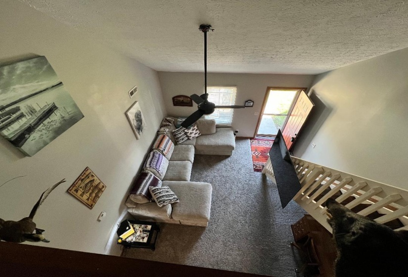 View from loft area