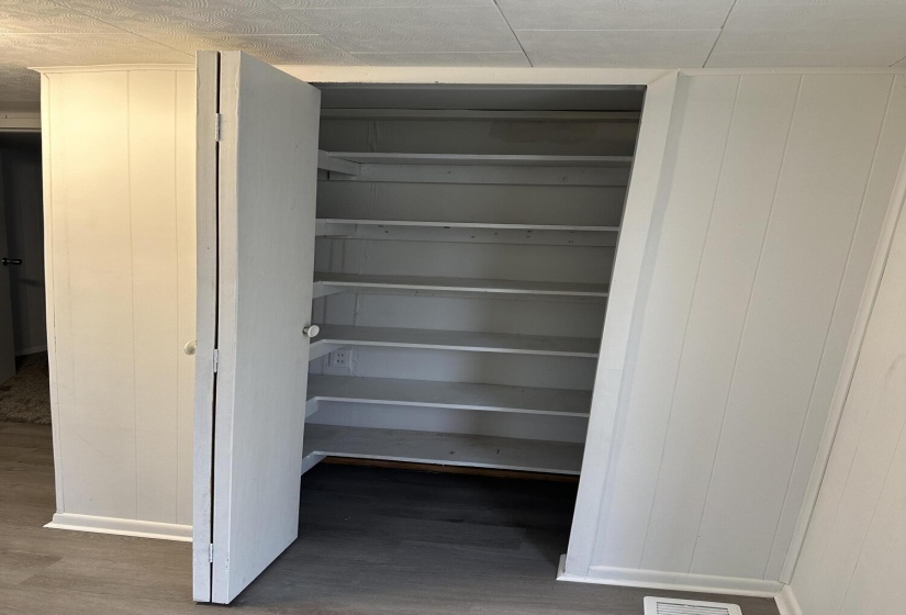 Utility room pantry