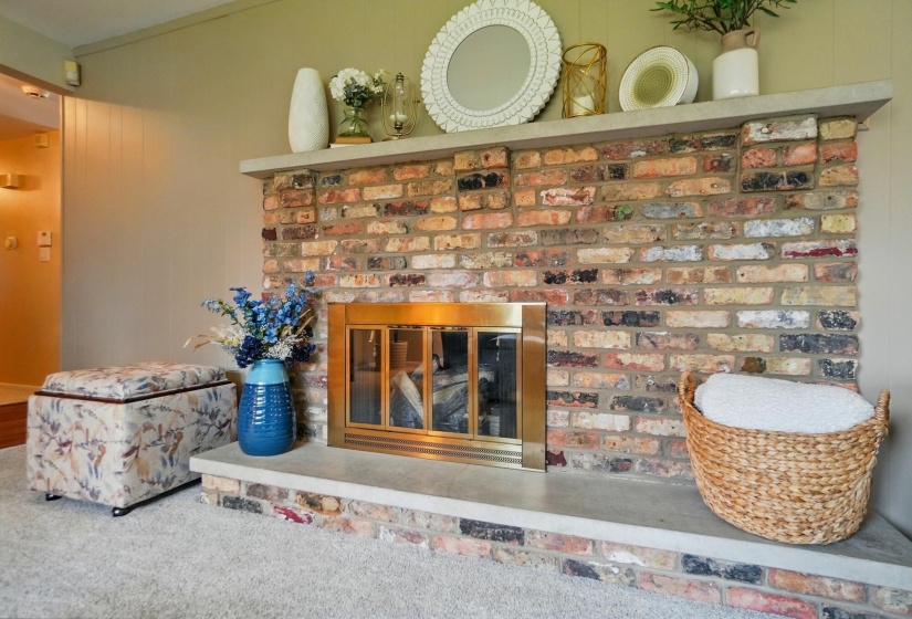 Gas Log Fireplace