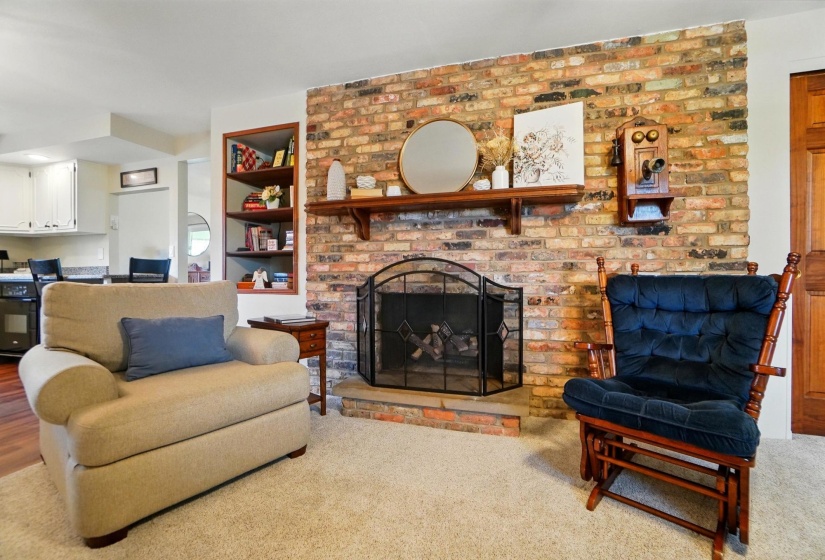 Woodburning Fireplace