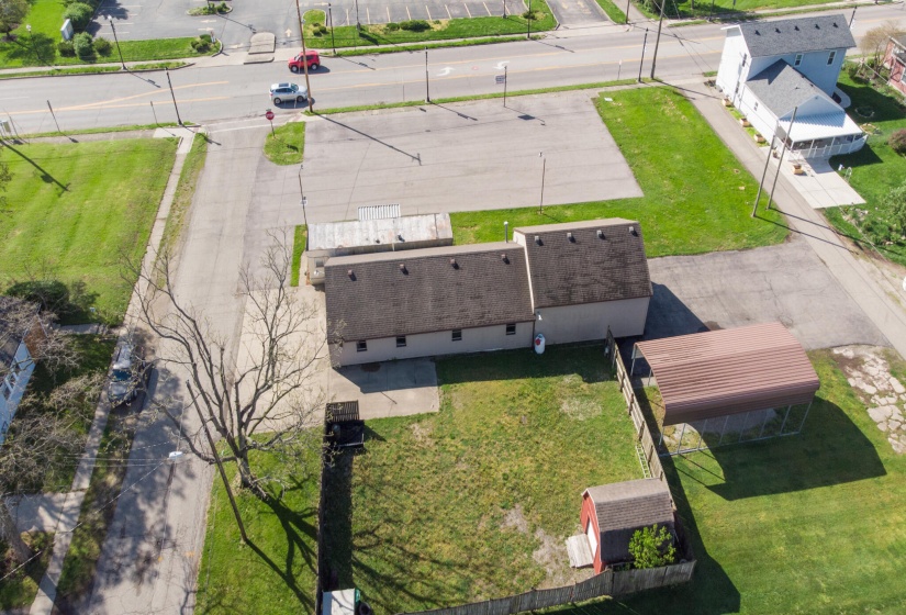 Aerial Rear View