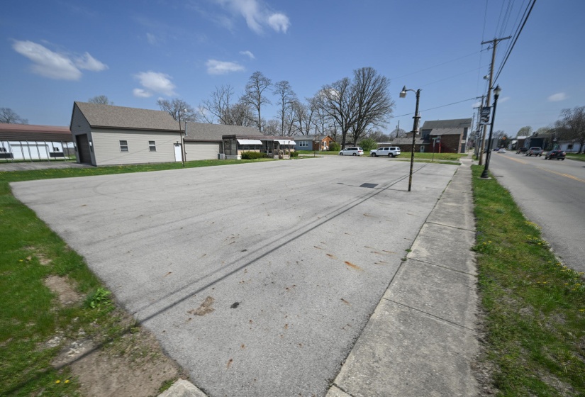 Asphalt Paved Parking Lot