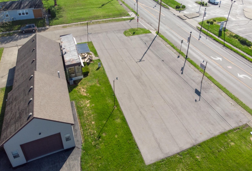 Front parking lot