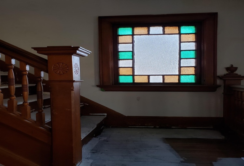Stained glass window