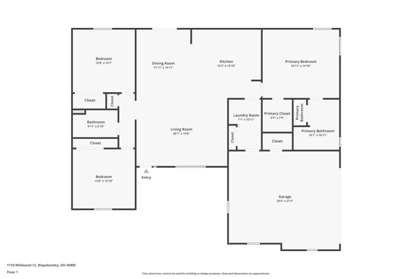 1710 Wildwood Court, Wapakoneta, Ohio 45895, 3 Bedrooms Bedrooms, ,2 BathroomsBathrooms,Residential,For Sale,Wildwood,1038346