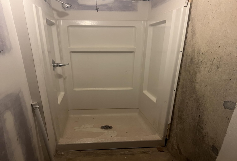 Shower in Laundry Area