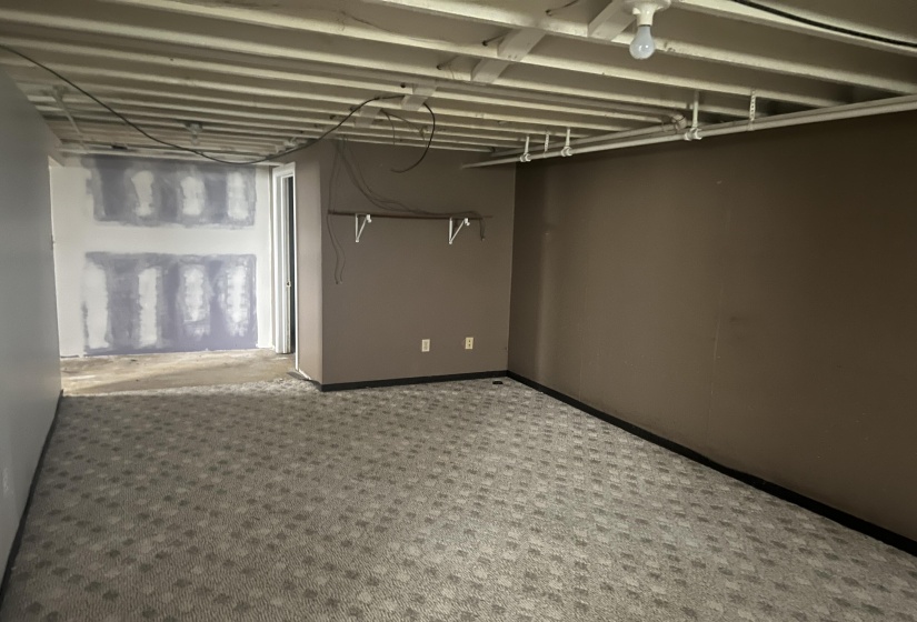 Family Room in Basement