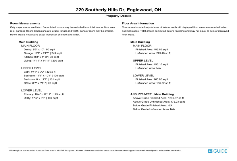 229 Southerly Hills Drive, Englewood, Ohio 45322, 3 Bedrooms Bedrooms, ,1 BathroomBathrooms,Residential,For Sale,Southerly Hills,1038414