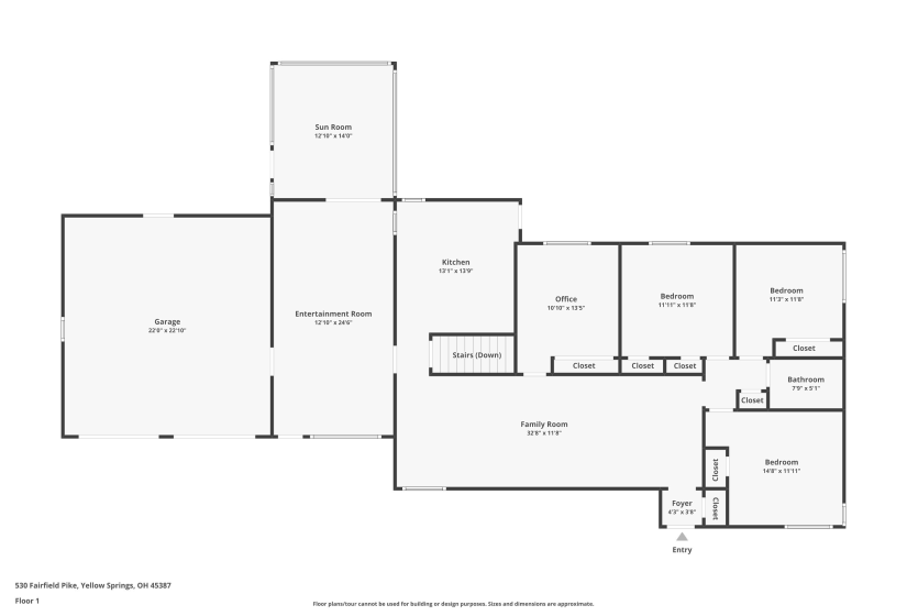 530 Fairfeild Pike, Yellow Springs, Ohio 45387, 4 Bedrooms Bedrooms, ,1 BathroomBathrooms,Residential,For Sale,Fairfeild,1038470