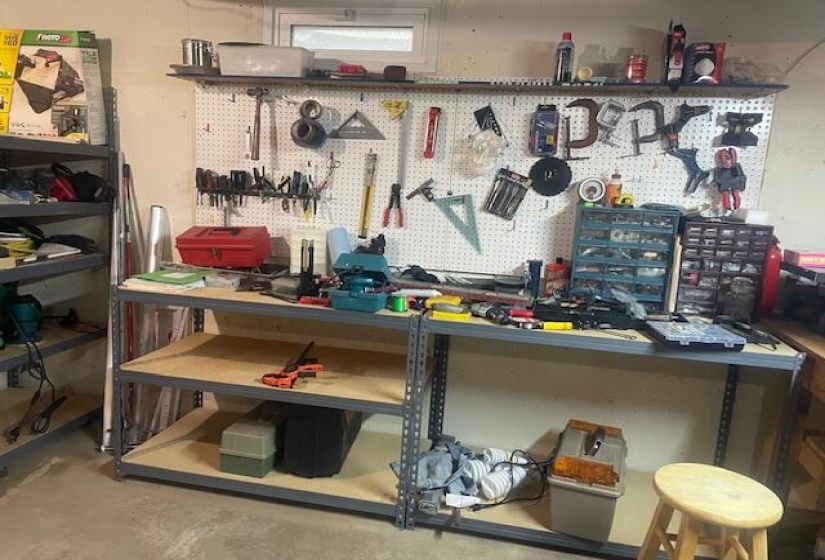 Workshop in Basement