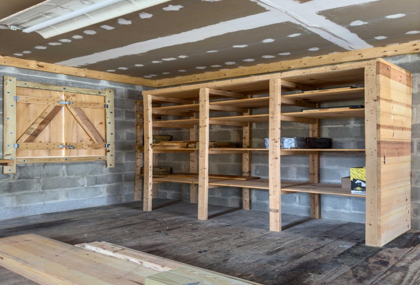 Interior of Garage