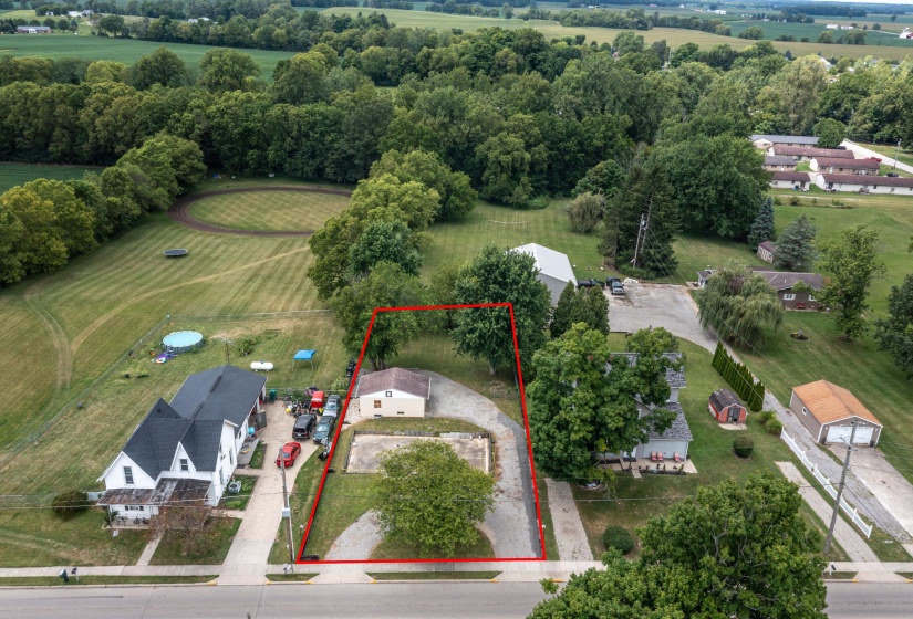 Aerial View of Lot
