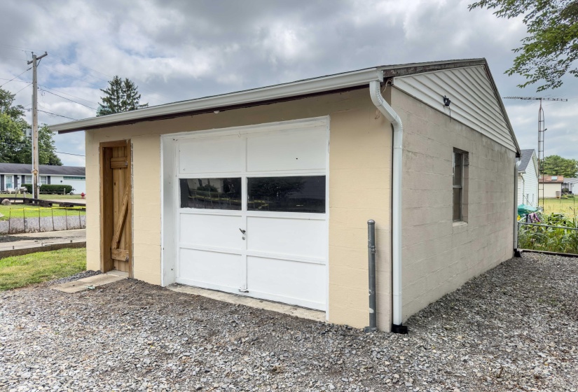 Exterior View of Garage