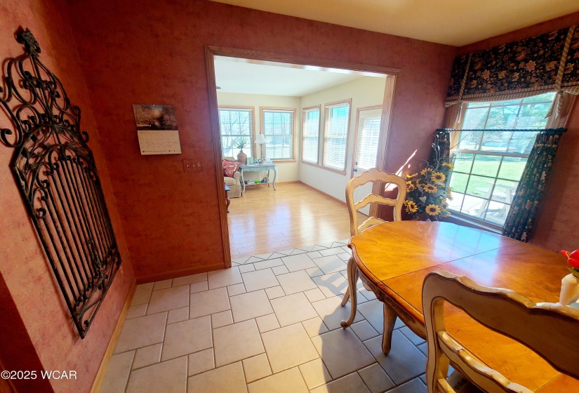 Kitchen towards four season room