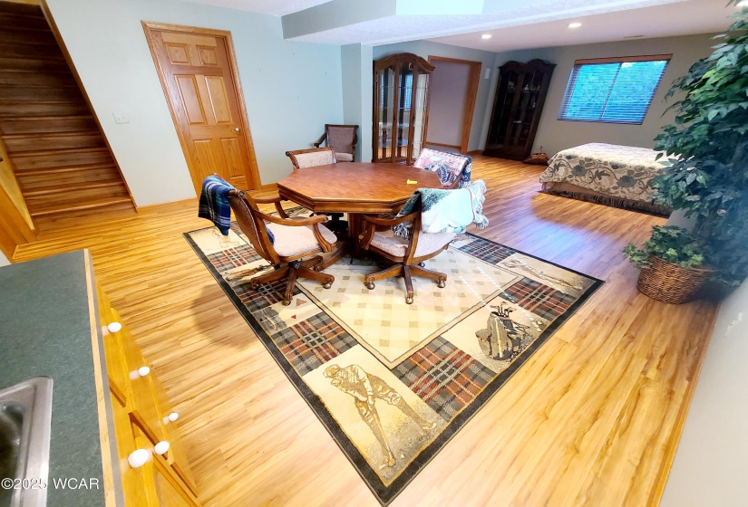Finished basement.