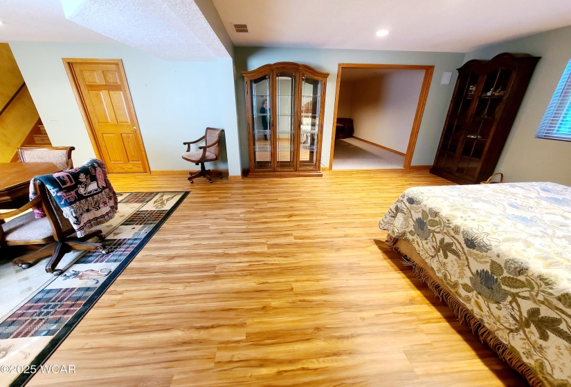 Finished basement.