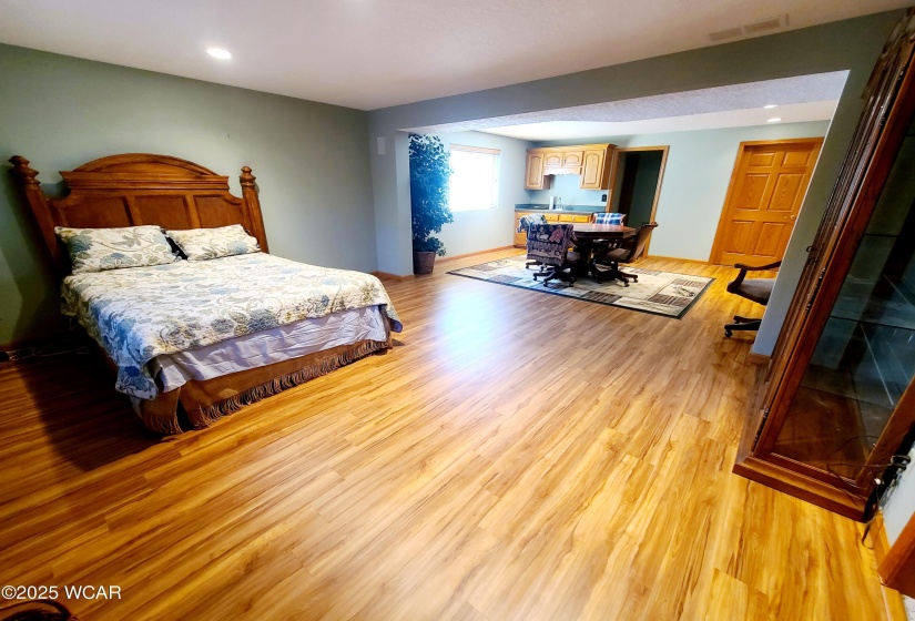 Finished basement.