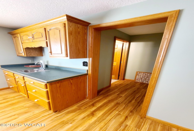 Basement - Kitchenette area.