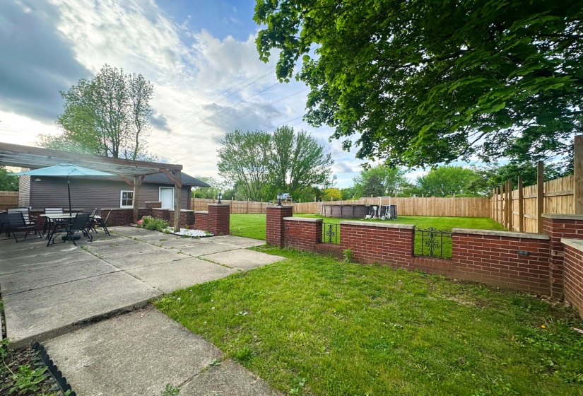 back yard