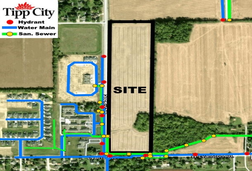 Utility Map (Water & Sewer)