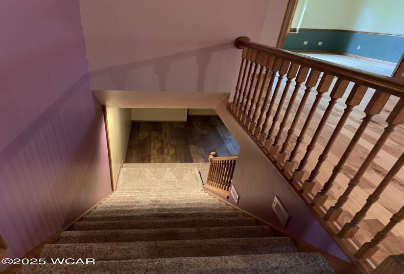 Staircase to basement