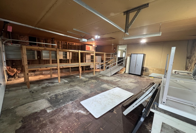 Inside Garage