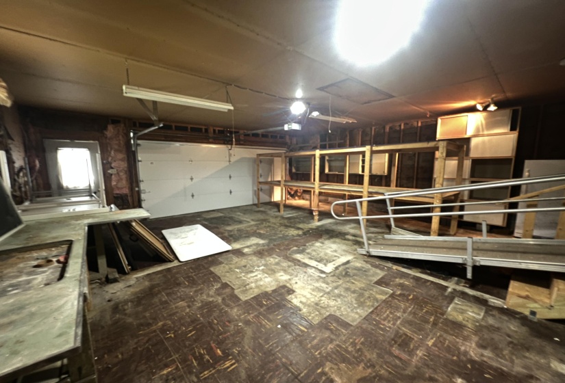 Inside Garage
