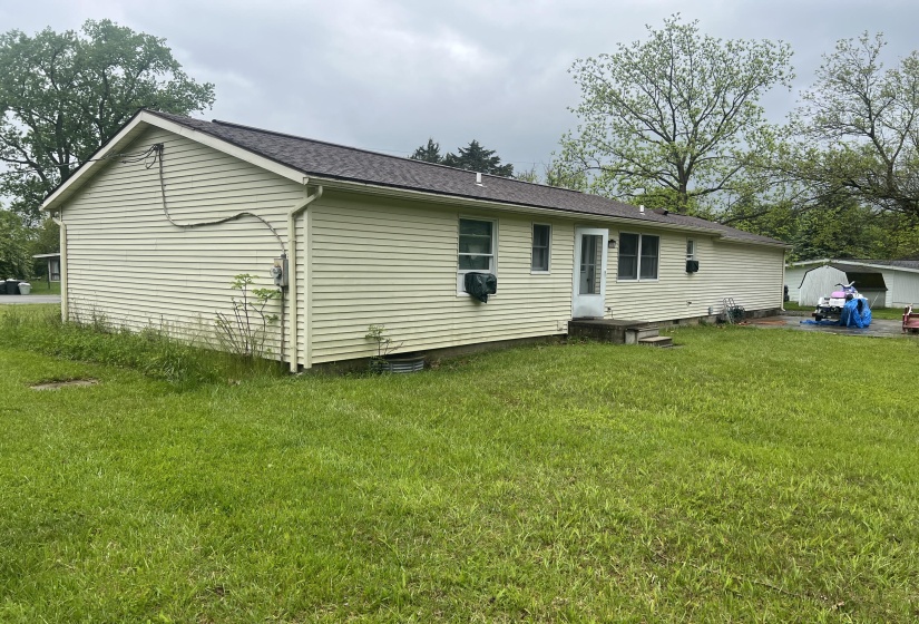 Rear South Side View