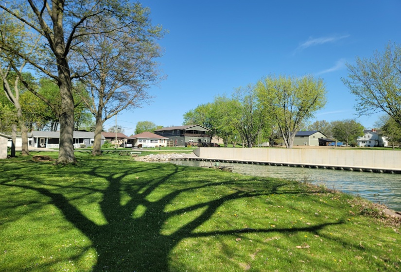 View from park area