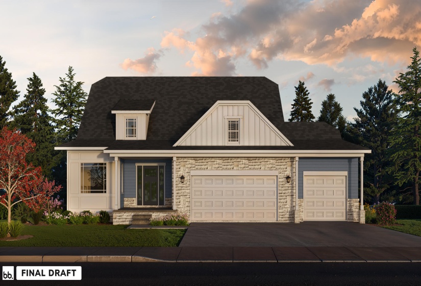 Rendering of Front of house