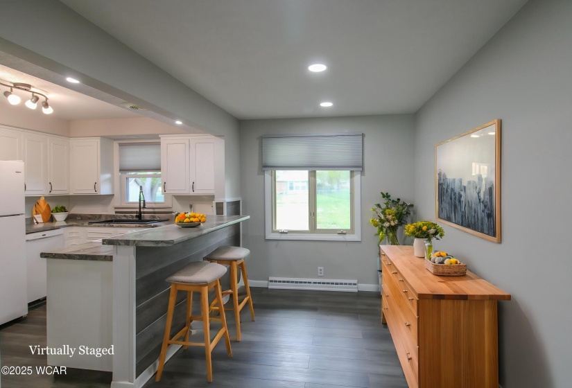eat in kitchen - staged