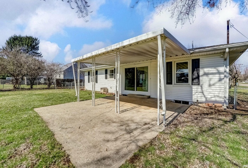 Covered Rear Patio