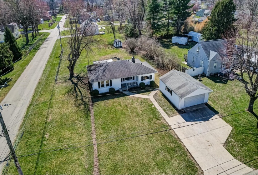 Aerial view front