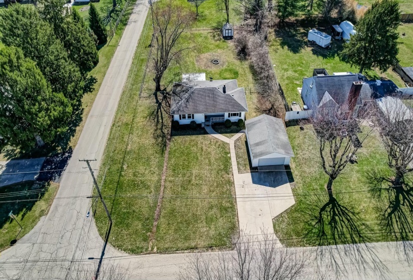 Aerial view front