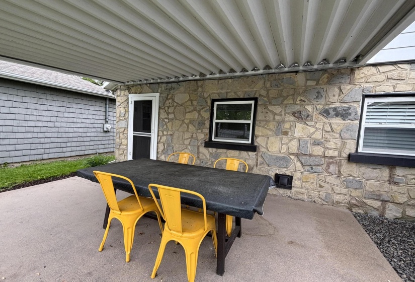 Rear Patio